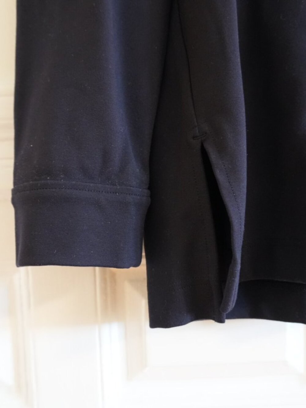 COS Buttoned Funnel-Neck Pullover - Picture 3 of 6